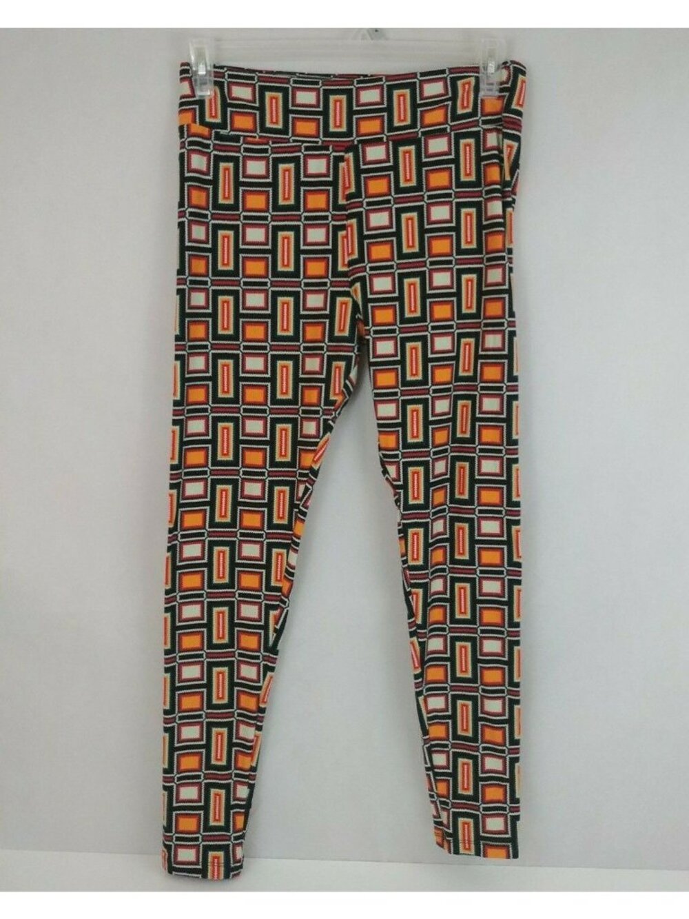 Lularoe Tall & Curvy  Leggings  Geometric Square & Rectangle Design